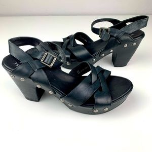 Kork Ease Womens Platform Wedge Heel Ankle Strap